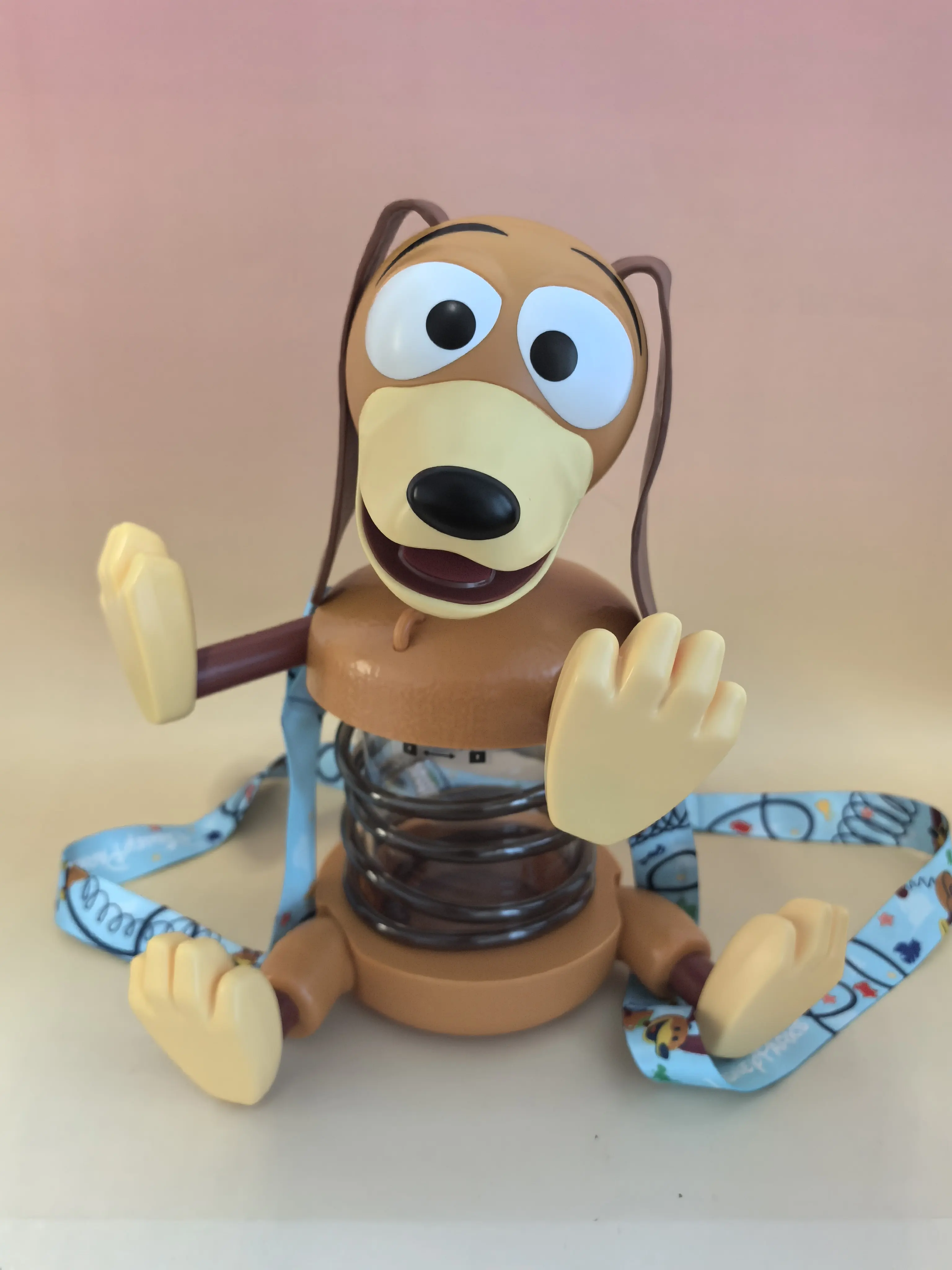 

Disney Toy Story Slinky Dog Sipper Cup with Strap Hong Kong Disneyland Cute Cartoon Water Bottle for Kids Collection