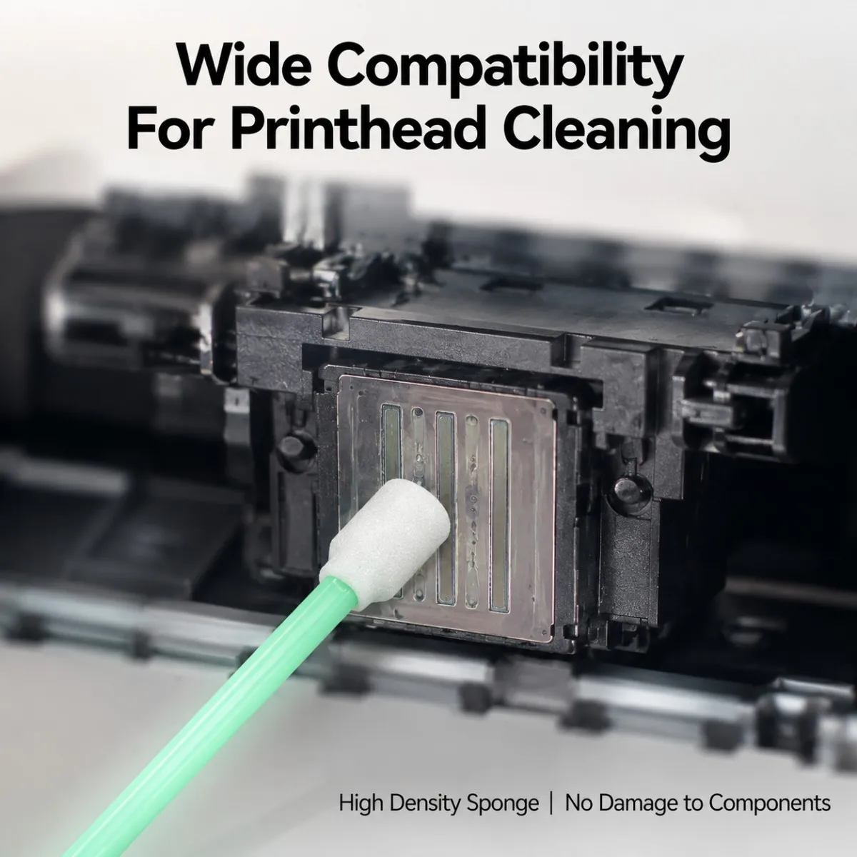 DTF UV Solvent Ink Printhead Cleaning Dust Free Foam Swab Stick Maintenance For Epson Roland Mimaki Mutoh HP Canon Clean Sponge