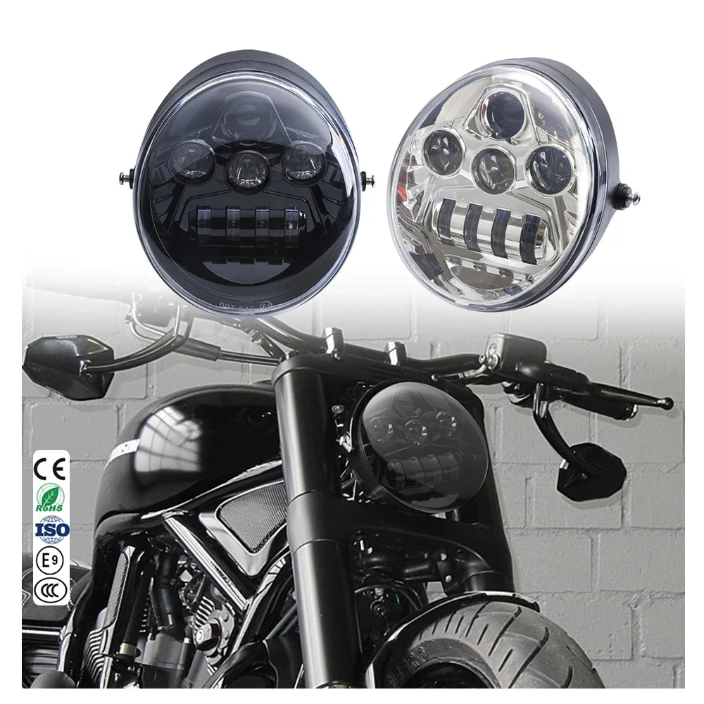 

For VRS V-Rod VRod Motorcycle LED Headlight with DRL for Accessories LED Headlamp for Harley VRSCA V-Rod VRod Led Headlight