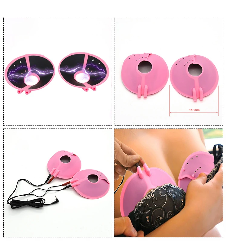 Electric Shock Penis Therapy Ring Urethral Plug Electro Stimulate Anal Butt Plug SM Nipple Clamp/Labia Clip Massage Pad Sex Toys