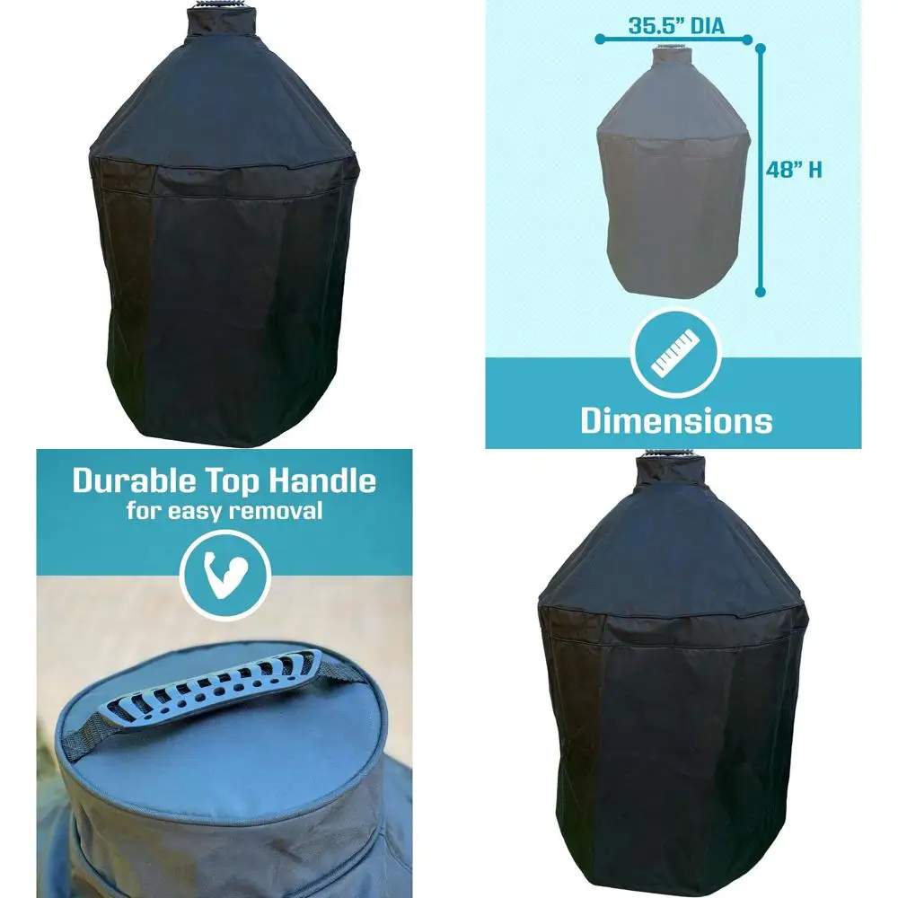 

Водонепроницаемый и устойчивый к выцветанию чехол для грилей Kamado и Akorn