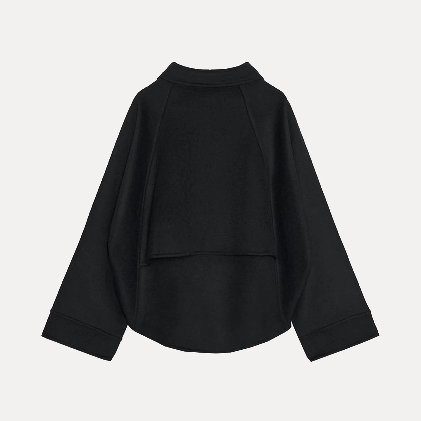 Stylowy, swobodny, długi płaszcz damski z zamkiem błyskawicznym, wykonany z mieszanych materiałów, nowość na jesień, elegancka odzież wierzchnia dla kobiet.