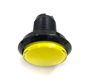 

45mm arcade game button black border button medium round black border button