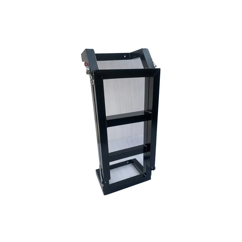

Single/Extra/Dual cab aluminum Ute tray with Folding Ladder, Jerry can holder, Spare wheel holder