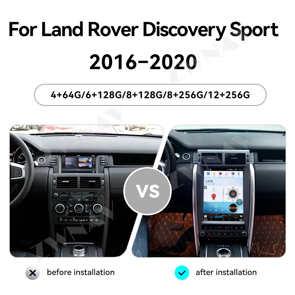 Android 15 Car Radio For Land Rover Discovery Sport 2016-2020 L550 Stereo Carplay GPS Navigation 121