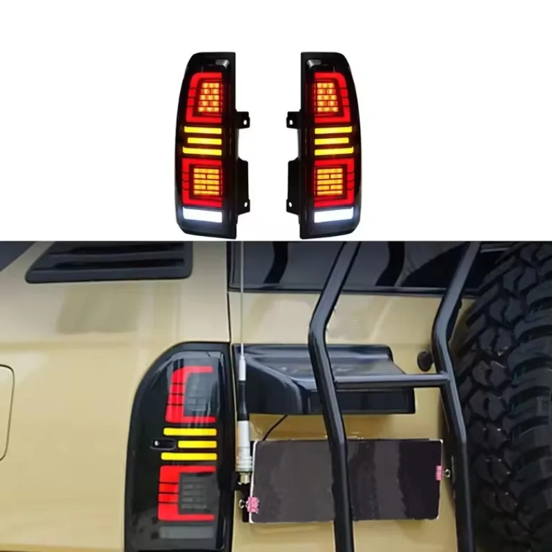 Rear Lights For Toyota Land Cruiser Prado 3400 FJ90 LC95 1996-2002 Rear Tail Lamps Assembly Led Brake Turn Signal Lights