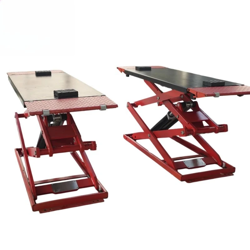Wholesale  BJS2828 Ultra Thin Mid Rise Scissor Lift Hydraulic Auto Lift 4t Capacity  Certified Auto Service Garage