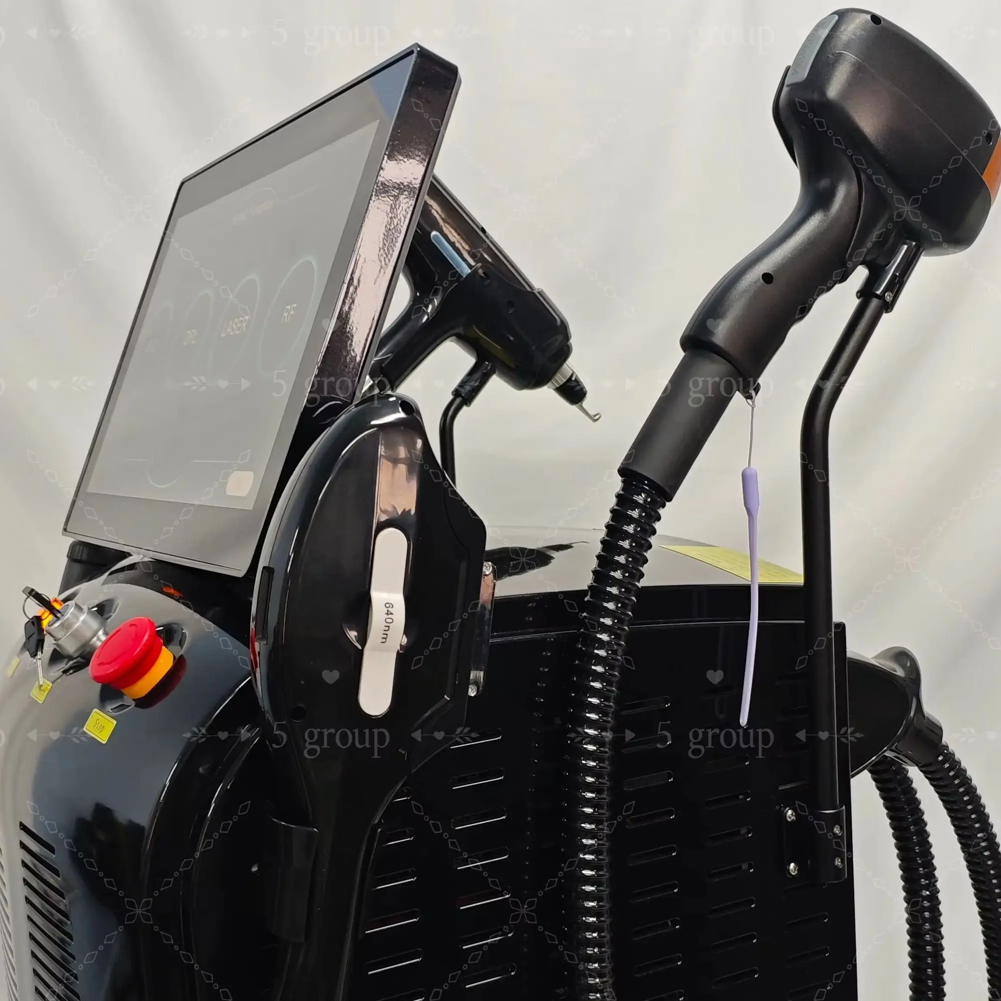 

4 In 1 Diode Laser Hair Removal Machine 5000W 4 Wavelengt Opt Ipl RF Nd Yag Picosecond Tattoo Removal Carbon Peeling Newest