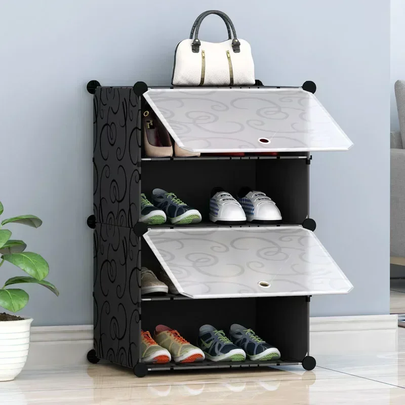 Zapatero Organizador Zapatos Organizer Storage Shoe Rack Entryway Shoe Cabinets Transparent Low Price Zapateros Home Furniture