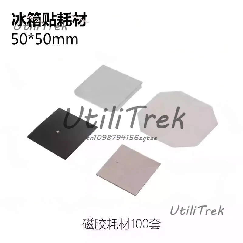 

100PCS Material Fridge Magnet Maker Button Machine Square 2"x2" (50x50mm) Custom Photo