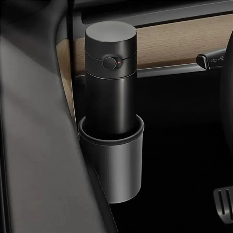 Car Door Cup Holder Set (4 Pcs) for Tesla Model 3 Highland 2025 – Specialized Storage Box Rack Accessory