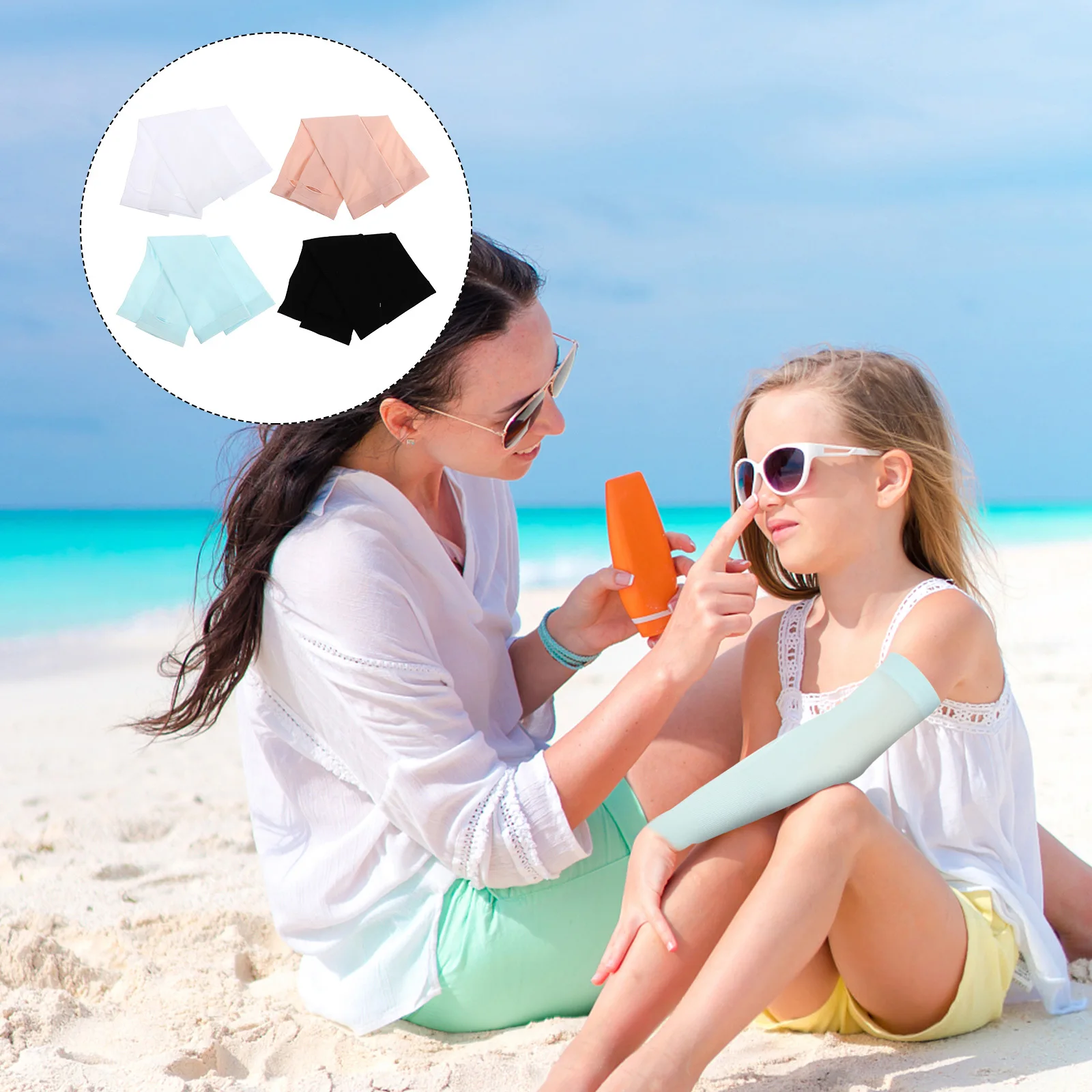 أكمام ذراع للحماية من أشعة الشمس من Ice Cooling، أغطية رياضية خارجية مقاومة للأشعة فوق البنفسجية لتسلق الصيف #6