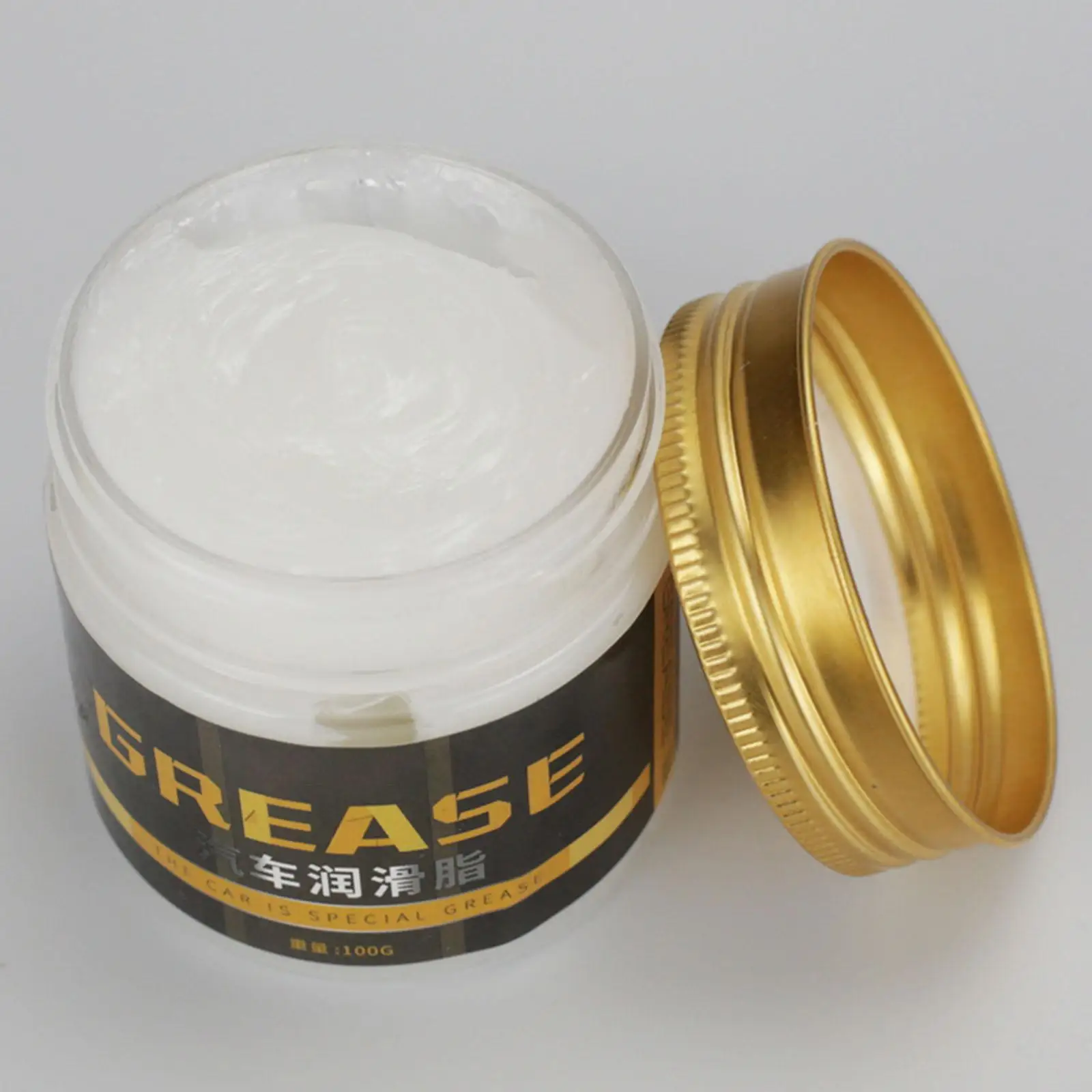 

Automotive White Lithium Grease 100G Compact Simple to Use Professional Sturdy Lubrication for Seat Automotive Bearings