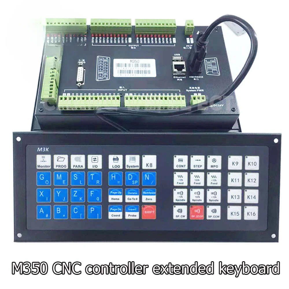 Free shipping new DDCS EXPERT For M350 3-axis 4-axis 5-axis CNC motion controller expansion keyboard M3K button panel