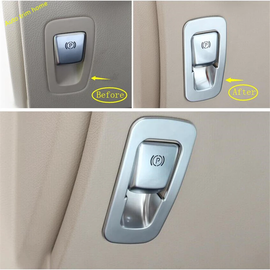 Electronic Handbrake Button Decor Frame Cover Trim For Mercedes Benz W205 W213 GLC X253 C E Class 2015 - 2018 Car Accessories