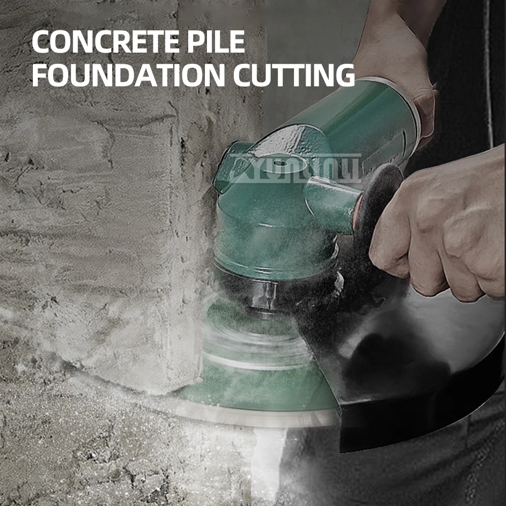 12 Inch Pneumatic Cutting Machine Concrete Foundation Wind Cutting Heavy Stone Slotting Angle Grinder Saw Blade