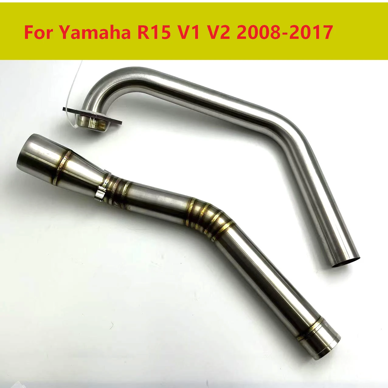 

51mm Exhaust Muffler Stainless steel Suitable For Yamaha R15 V3 MT15 Motorcycle Exhaust System Universal 2017-2023