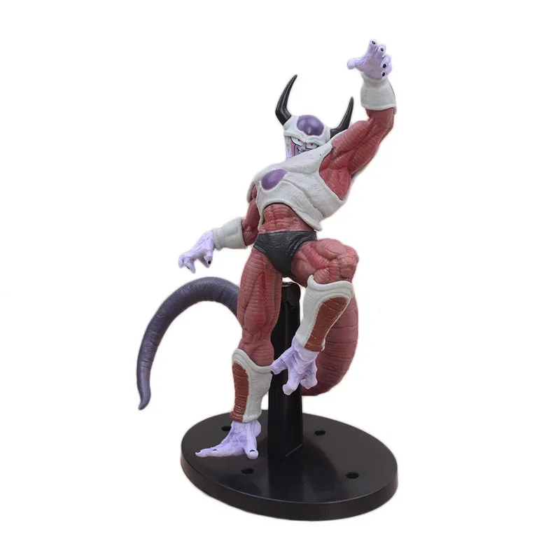 22CM Anime Dragon Ball Frieza Figure Model King Tenkaichi Budokai 2 Battle Frieza Terrifying Muscle Fascial Man Model Action Toy