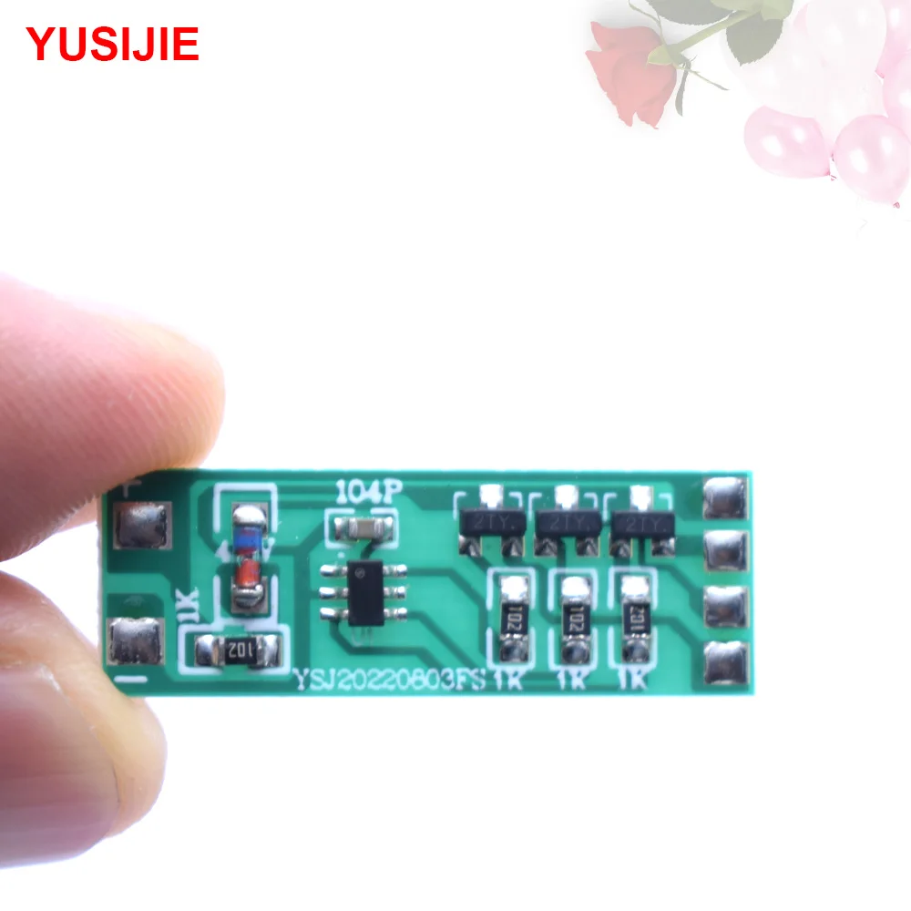 YUSIJIE-RGB34 PCB Circuit Board, LED Módulo Driver, 3V, 5V, 6V, 9V, 12V