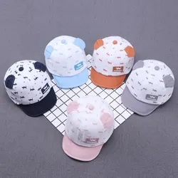 Cute Baby Bucket Hat Summer Newborn Baseball Cap Cartoon Animals Toddlers Boy Girl Sun Hats Fashion Infant Bonnets Accessories