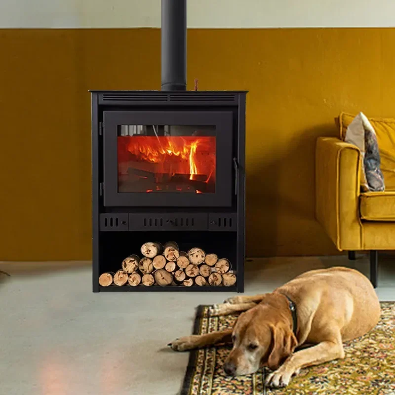 

Burning Wood Real Fire Indoor Heating Fireplace Stove For Living Room And Villa Heater Decoration
