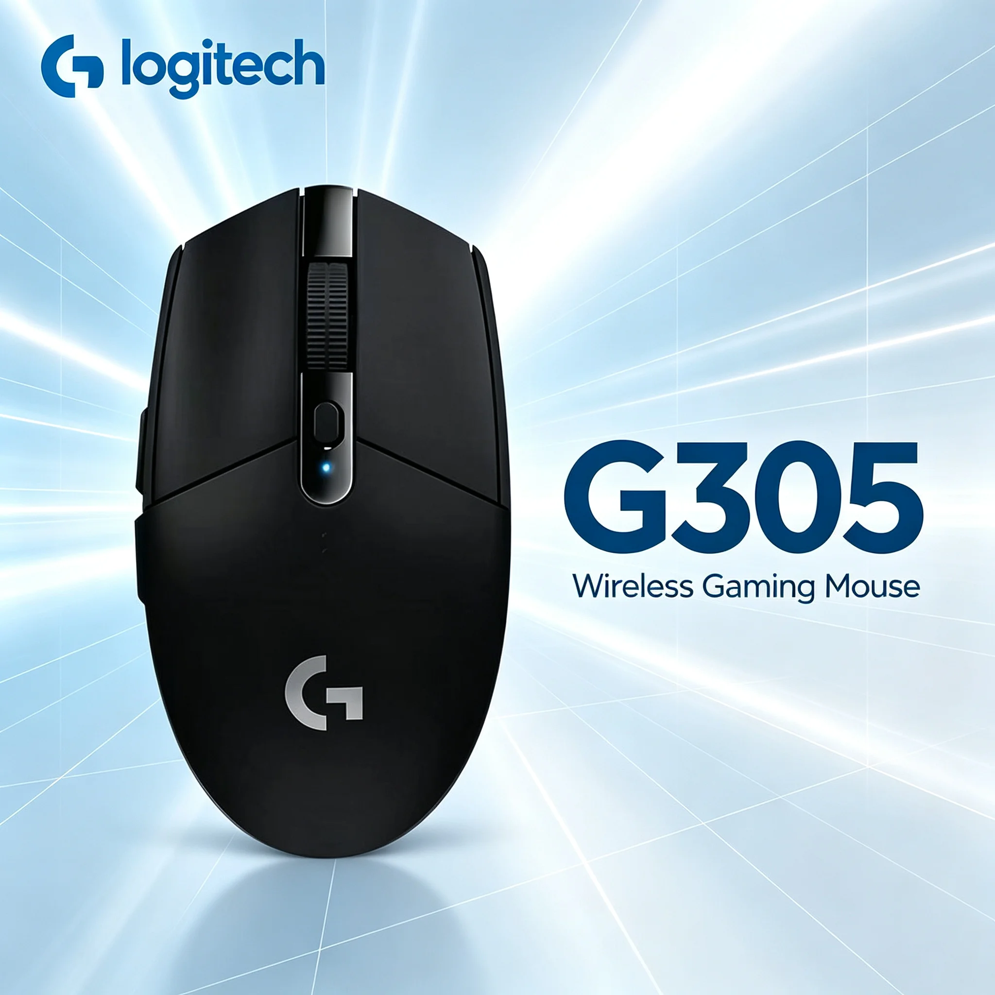 Logitech G305 Wireless Gaming Mouse 2.4G Low Latency Wireless Connection HERO 12000 DPI Mice For E‑sport Competition