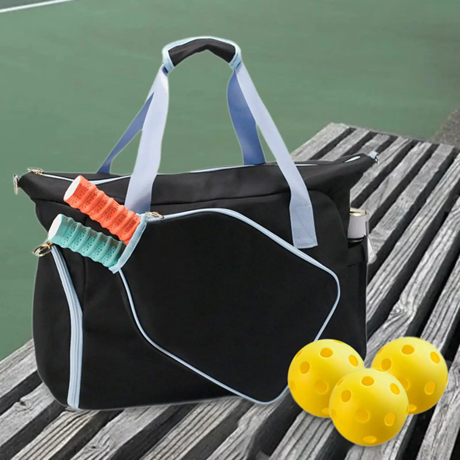 Pickleball Bag Squash Bag Portable for Adults Multipurpose Outdoor Sport Bag