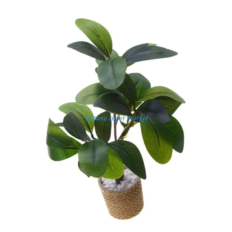

090B Miniature Plant For Doll House Accessories Potted Green Plant For Various Theme 1/6 Model Figure Scene Display Props