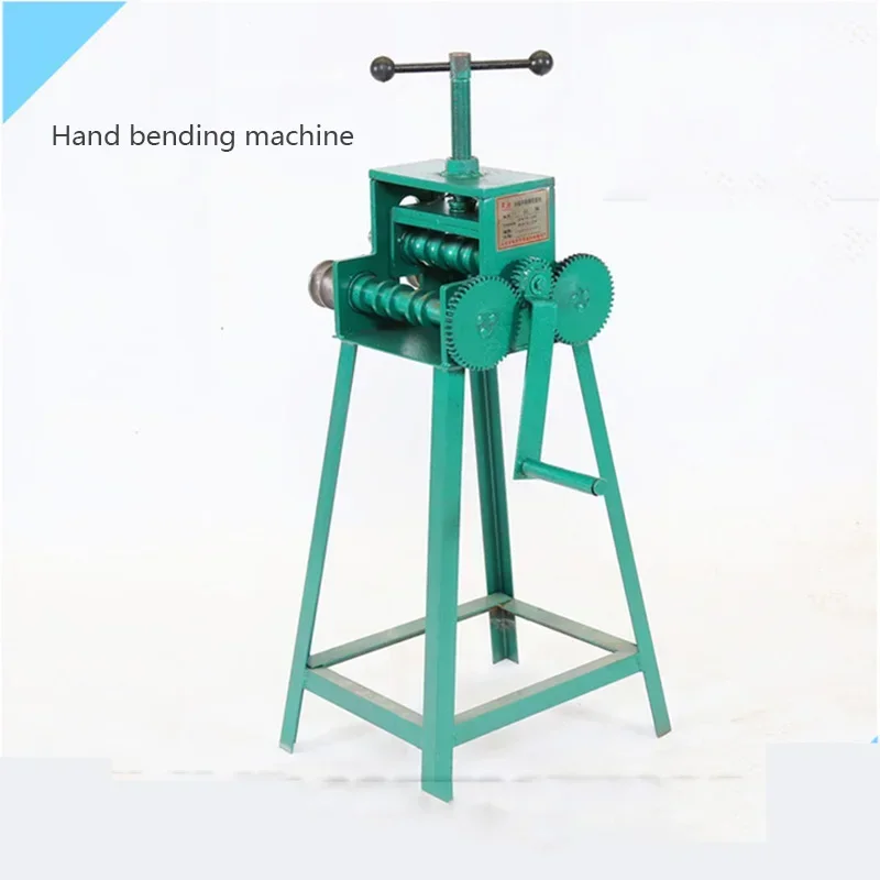 New Electric 50 Type Hand Crank Pipe Bender Multi-Function Calender Square Arc Steel Metal Steel Pipe Bender