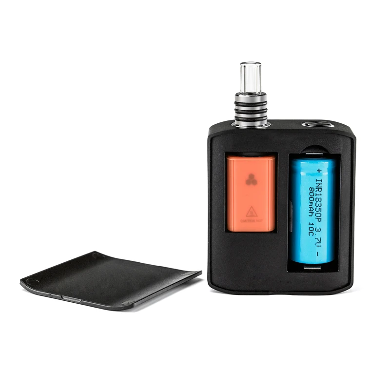 Original Trio III Box Vape Kit für 3-in-1 trockenes Kräuter wachs mit 18350 Batterie austauschbarer Heiz kammer Enail Vapor izer Kit