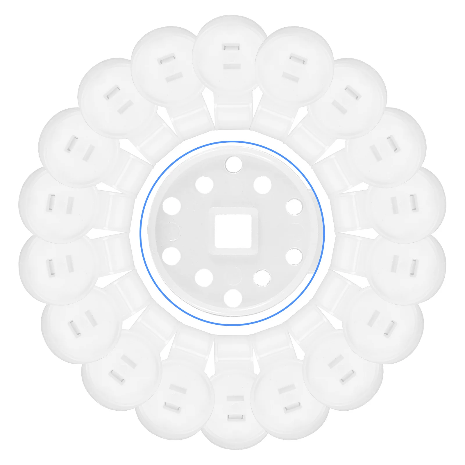 

80Pcs Plastic Shade Cloth Clips Round Sunshade Clips for Garden Greenhouse Outdoor Netting Fixing Tools Shade Cloth Lock Grip