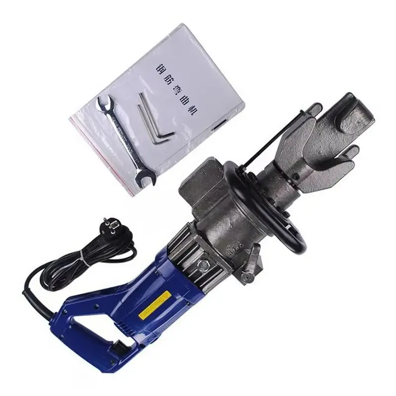 2026 220V 750W Hydraulic Electric Rebar Bender Hand-held Rebar Bending Machine for bending rebar, steel bar,steel rod RB-16