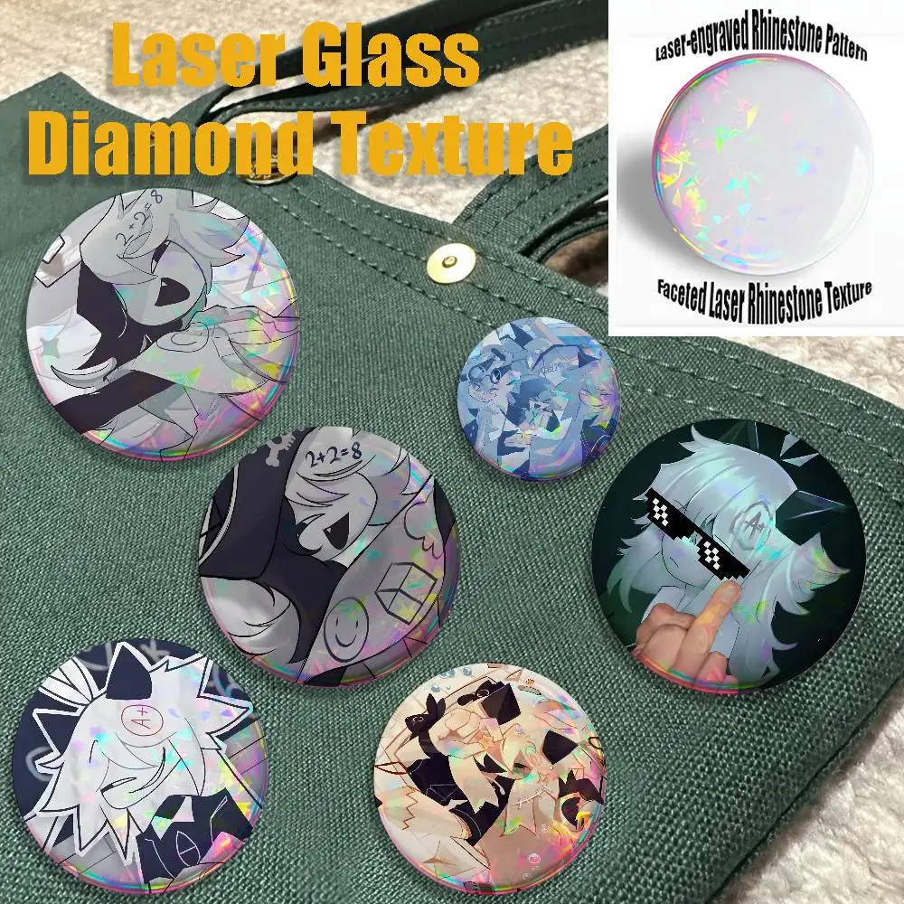 FPE F-Fundamental Paper E-Education 22,32,42,58,75mm Round Badge Brooch for Various Clothing Backpacks Jewelry Accessories Gift