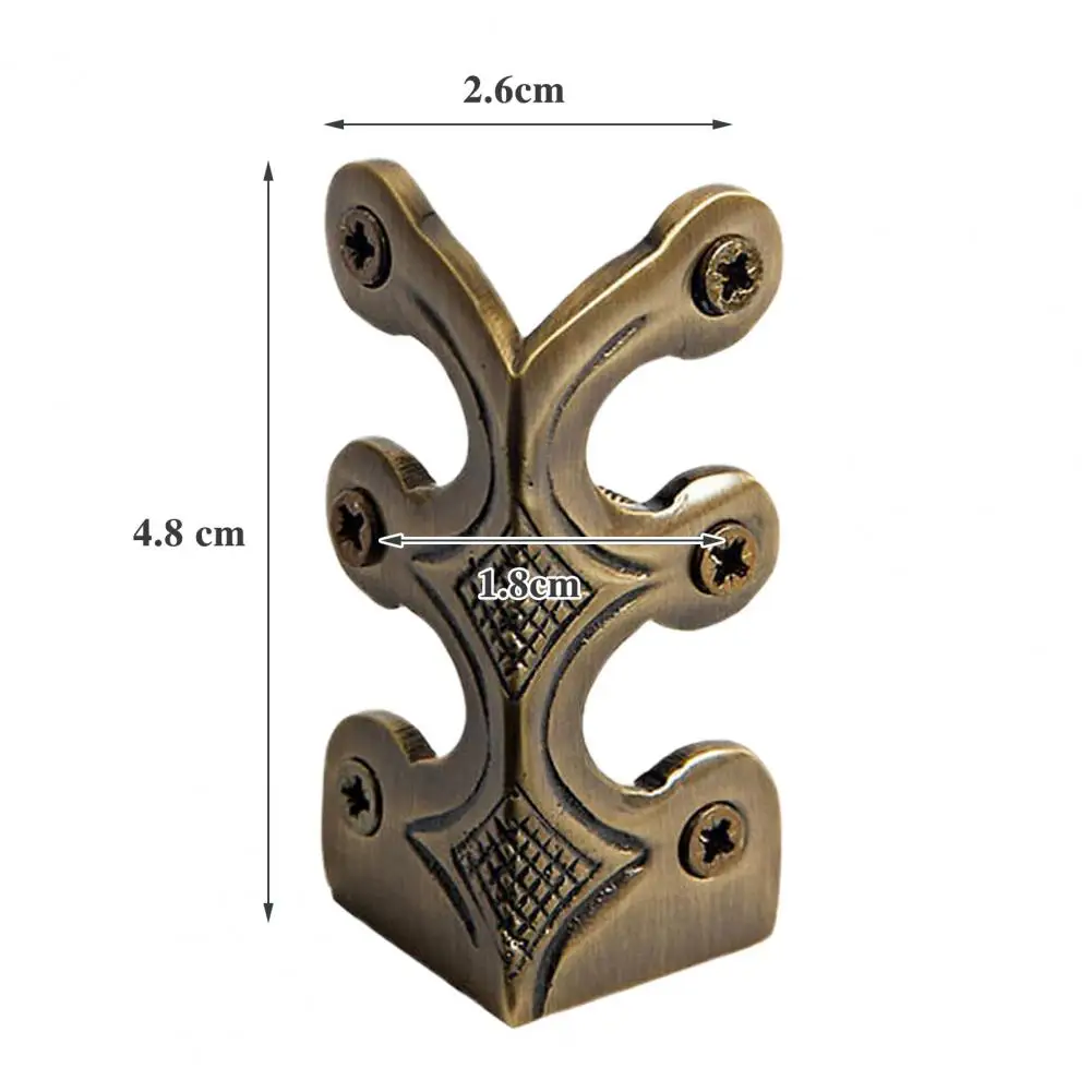 Vintage Metal Corner Guards Decorative Baseboard Corner Protectors for Floor Skirting Board Easy Installation Universal for Home