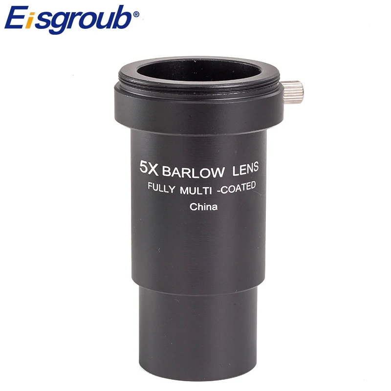 Eisgroub Metal 2X3X/5X Extender Telescope Double Universal Barlow Lens to Contact 1.25 Inches 31.7mm Eyepiece