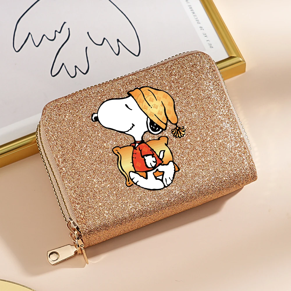 سنوبيس محافظ رجل إمرأة مشرقة حافظة للبطاقات أنيمي الكرتون حقيبة المال الإناث حامل بطاقة الائتمان موضة محفظة نسائية للعملات المعدنية هدايا عيد الميلاد