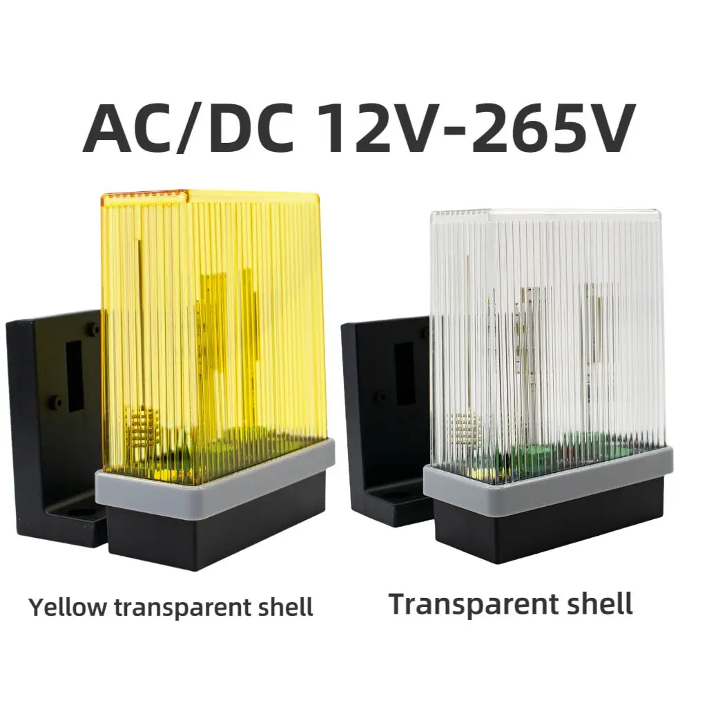 Universal 12V 24V 220V AC/DC Security Protection Flashing Light Flashing LED Signal Alarm Flash Light For Gate Light Alarm