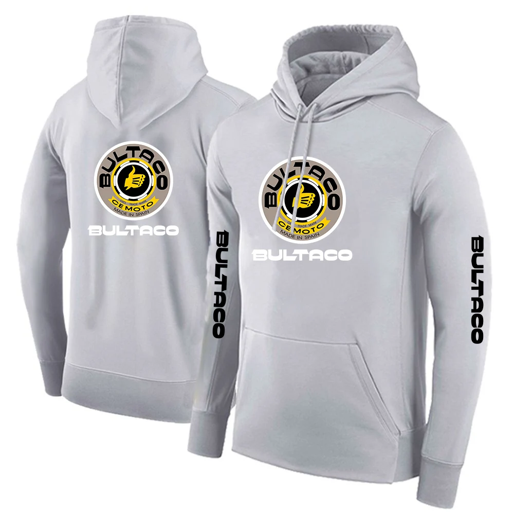 بلوفر بولتاكو سيموتو 2023 جديد للرجال مطبوع عليه ألوان سادة لفصل الربيع والخريف بلوفر بقلنسوة تصميم مريح