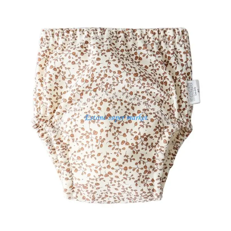 090B Tã Quần Short In Hình Đáng Yêu Tã Trẻ Sơ Sinh 4 Lớp Thấm Nước Tiểu