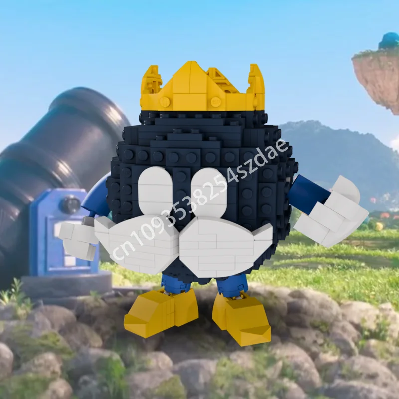 

387pcs MOC King Bobes-omb Italian Plumber Building Blocks Education Christmas toy Gift Education Plastic Christmas toy Gift