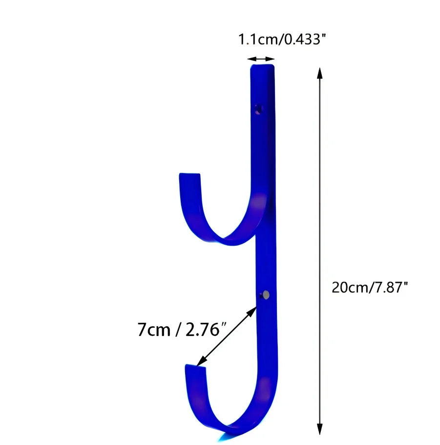 2PCS Teleskop Pole Haken Tragbare Vakuum Schläuche Blatt Rechen Aluminium Legierung Mehrzweck Organizer Schwimmen Pool Aufhänger – Detail 3