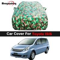 Full Waterproof Camouflage Car Cover For Toyota ISIS 2004-2017 MPV Outdoor Anti-UV Sun Shade Rain Snow Wind Dust Prevent Cover