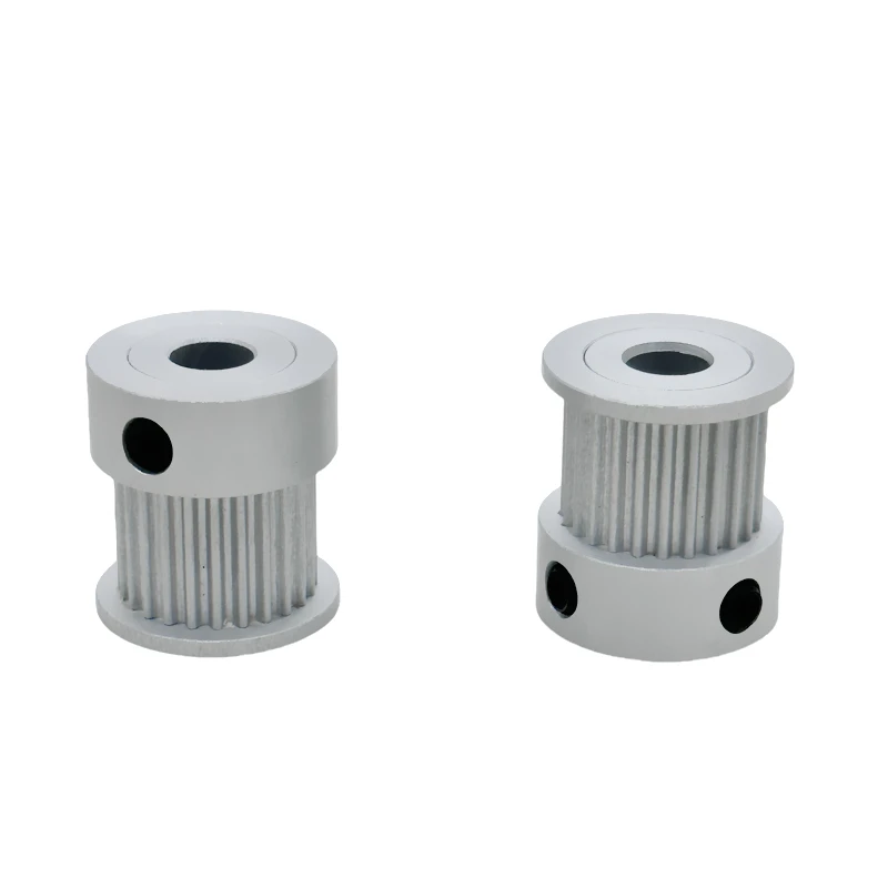 3D-Druckerteile GT2 Zahnriemenscheibe 2GT 24 Zähne K-förmige Aluminiumbohrung 5/6/6,35/8 mm 2GT Synchronradgetriebe 24 Zähne Breite 6/10 mm – Detail 4