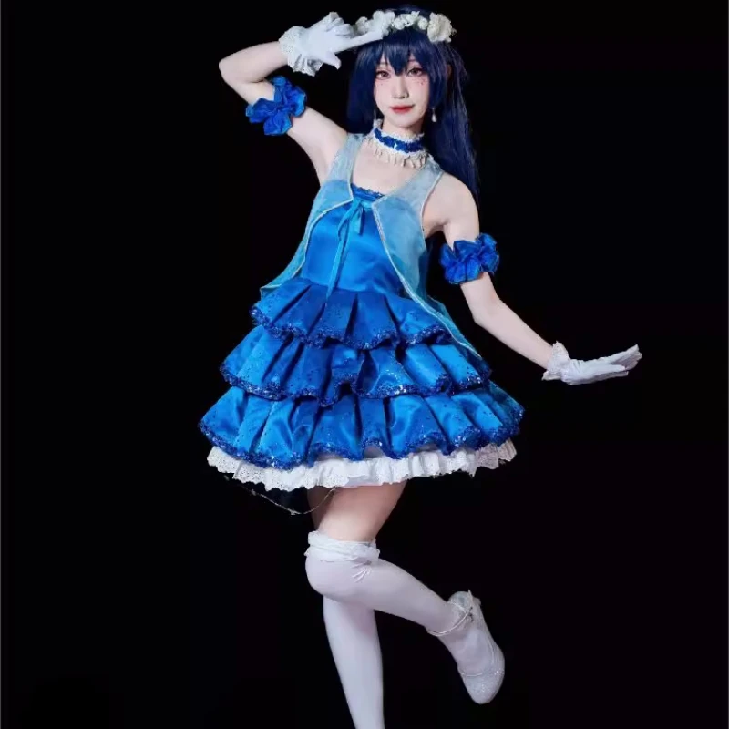 

Anime Lovelive Sonoda Umi/Ellie/Rin Hoshizora Cosplay Women Fashion Dress Costume Role Play Halloween Party Suit 2024 New