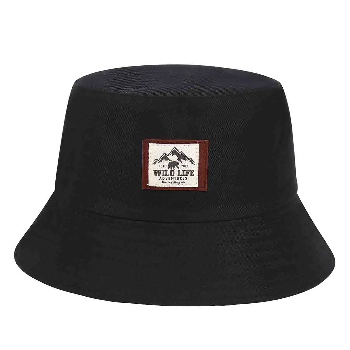 Mężczyźni Kobiety Litera Ikona Bucket Hat Fashion Printing Hip Hop Fisherman Panama Sun Hat Outdoor Street Casual Visor Bucket Cap