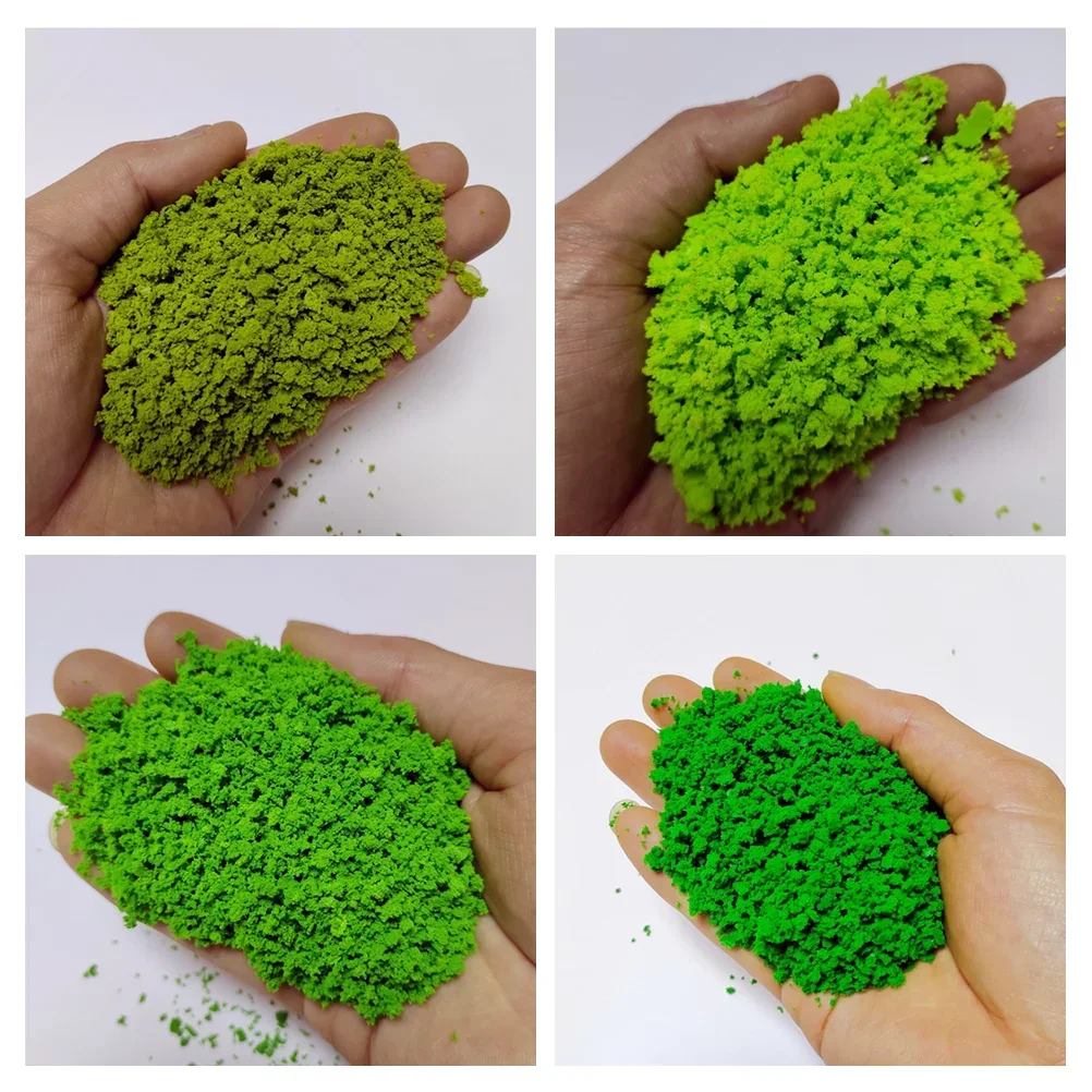 30 g/bolsa, venta al por mayor, construcción DIY, modelo hecho a mano, polvo de árbol, escala de construcción en miniatura, material de esponja de producción de jardín de diorama