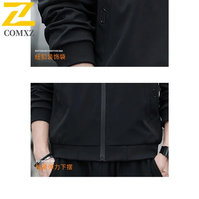 EiAO سترة الرجال البيسبول مقاوم للماء يندبروف معطف غير رسمي للمشي التخييم الصيد العصرية في الهواء الطلق ربيع الخريف ارتداء 2025 #5