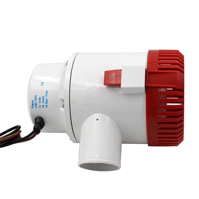 Bilge Pump 4700GPH DC 12V Large Flow Rate Electric Water Pump Submersible Seaplane Motor Homes Houseboat Boats