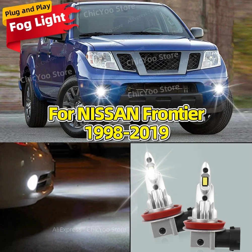 

6000K LED Front Fog Lamp Car Light Bulb For NISSAN Frontier 1998-2010 2011 2012 2013 2014 2015 2016 2019 with CSP CHip 20000LM