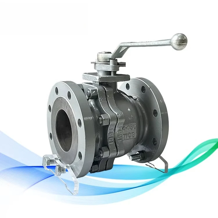 Direct Mounting Pad Full Port Flanged End Gas OEM Manual Stainless Steel 304/316 Ball Valve CF8M CF8 ASME B16.34 DN100 ISO 5211